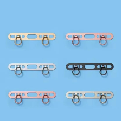 New Ultra-thin Metal Phone Lanyard Gasket Patch Stainless Steel Sturdy Hanging Cord Clips Cellphone Safety Connecter Accessories