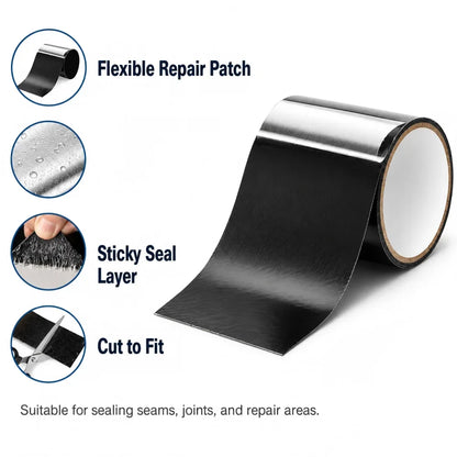1.5m Waterproof Repair Tape 5-30cm Width Super Strong Adhesive Quick Seal and Patch Leaks Tape for Plumbing Pool Repairs