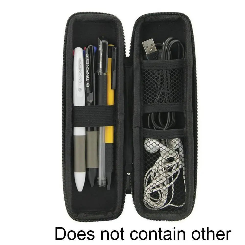 1PC Black EVA Hard Shell Stylus Pen Pencil Case Holder Protective Carrying Box Bag Storage Container for Pen Ballpoint Pen Stylu