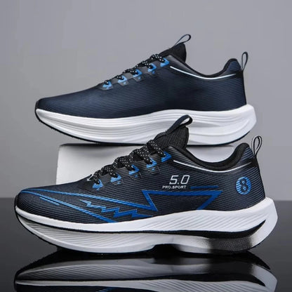 Brand Men's Carbon Plate Running Shoes Soft Cushion Shock Absorbing Sports Shoes Unisex Sneakers Light Anti-Slip Training Shoes