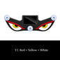 Solar Demon's Eye Car Lights Dynamic Expression Led Light Ambience Lamp Decoration Rechargeable Warning Lamps with Suction Cups