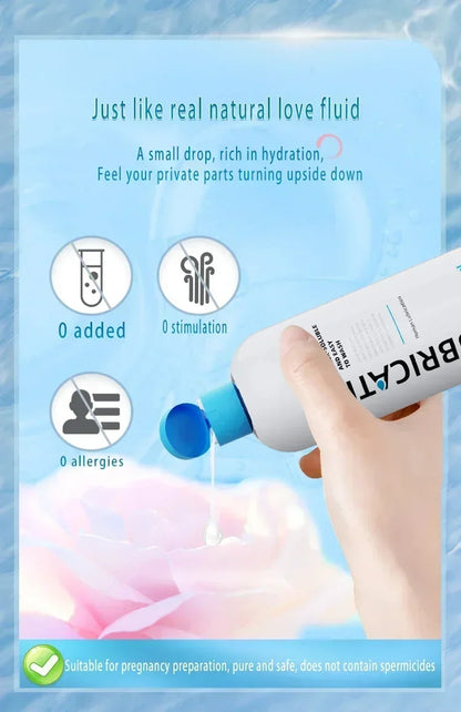 300ML Water based Lubricant Safe Intimate Gel Vaginal Anal Lube Lubricating Oil Adult For Women Men And Couple Erotic Tools