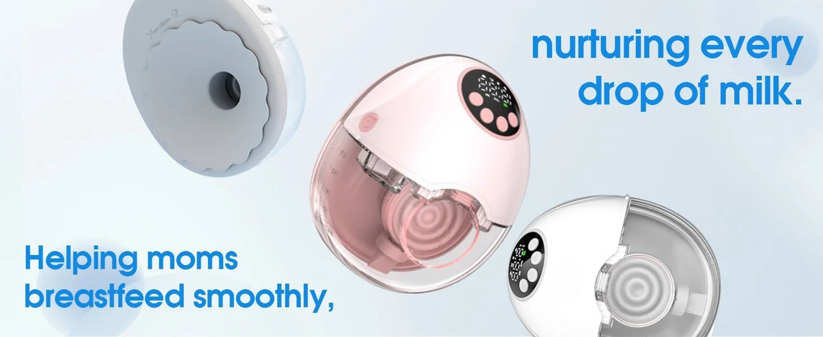 Hands-Free Wearable Breast Pump – Electric, BPA-Free, with Heating & UV Sterilizer | Wireless Upgrade Option