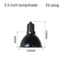 Reptile 5.5/8.5Inch Deep Dome Lampshade Snakes Lizards Geckos Terrariums Anti-scald Reptile Protective Shade Light Fixture