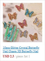 11pcs Aurora Glass Nail Foil Sticker Ice Cube Broken Glass Paper Iridescent Nail Film Decals Chameleon Reflective Nail Stickers