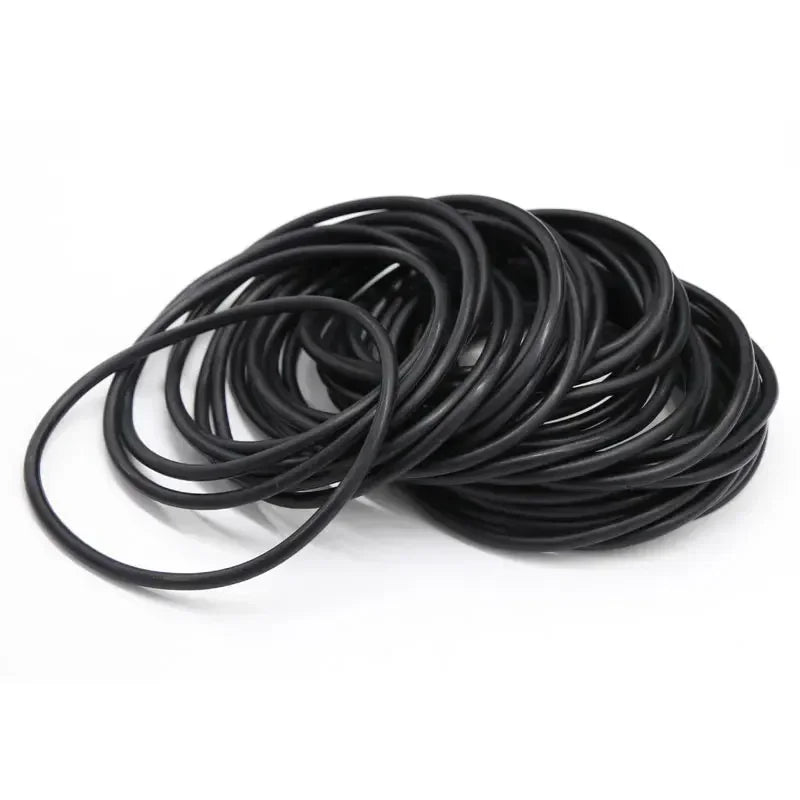 50pcs Black NBR O Rings CS1 2 3 4mm OD 5~80mm Rubber Sealing Gasket Washer for Car Air Condition Faucet Pressure Plumbing Repair
