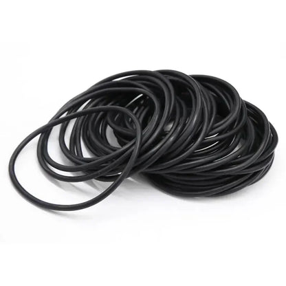 50pcs Black NBR O Rings CS1 2 3 4mm OD 5~80mm Rubber Sealing Gasket Washer for Car Air Condition Faucet Pressure Plumbing Repair