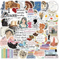 10/50/100pcs Mix Kawaii Smut Bookish Dark Romance Reading Book Stickers Aesthetic DIY Scrapbooking Notebook Laptop Phone Sticker