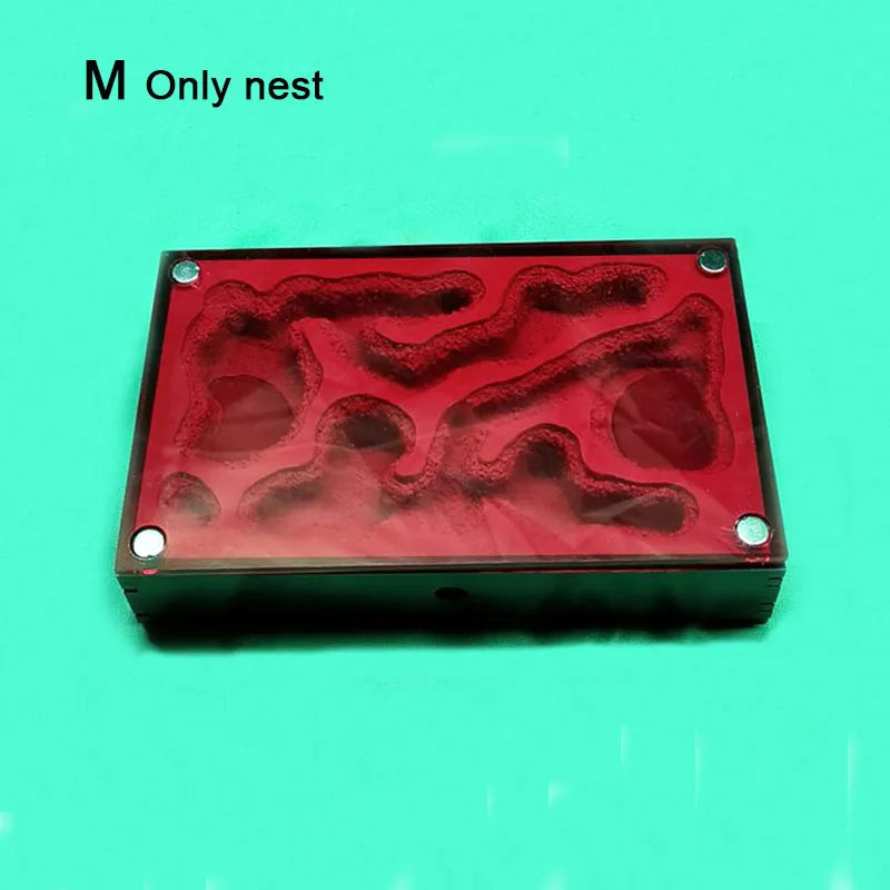 Concrete Ant Farm House Super Large Yellow Mud Ant Nest Gypsum Pet Anthill Insect Castle M Workshop Ant House with Hunting Area