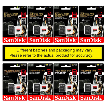 Original Sandisk Memory Card 256GB 128GB 64GB 32GB TF Micro SD Card Class 10 UHS-1 Flash Card Memory MicroSD for Smartphone PC