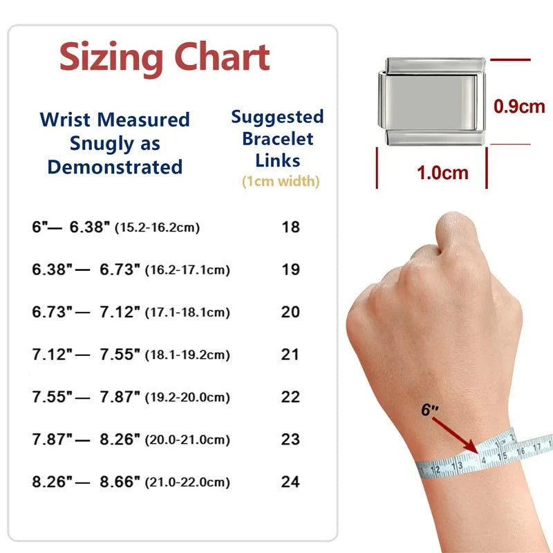 Wholesale Sweet Pink Series Stars Heart Flowers Butterfly Italian Link Fit 9mm Stainless Steel Bracelet Making DIY Charm Jewelry