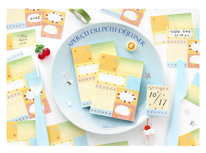 80sheets Starlight Fragment Series Kawaii Ins Message Notes DIY Scrapbooking Material Aesthetics Craft Paper
