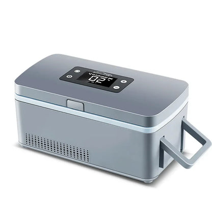 Portable Car Home Small Insulin Refrigeration Box Rechargeable Mini Fridge Cool Box Cooler for Drug Auxin Injection Pen Eye Drop