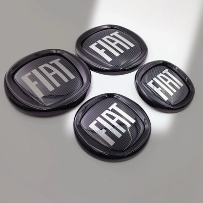 8.5/9.5/10/12cm 85/95/100/120mm car Emblem for FIAT Car Hood Front Rear Badge 2/3/4-Pin Emblem
