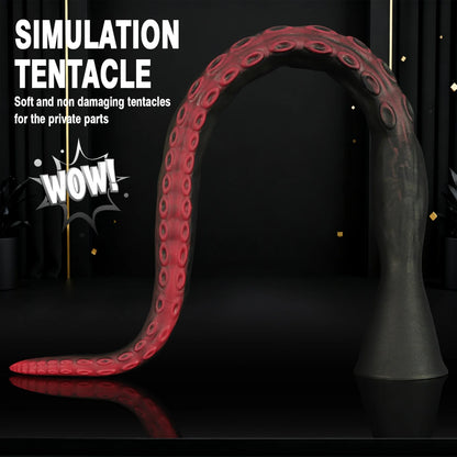 50-100cm Super Long Anal Whip Octopus Anal Plug Silicone Suction Cup Bdsm Buttplug Dilatdor Anal Xxl Sex Toys Women Men Sex Shop