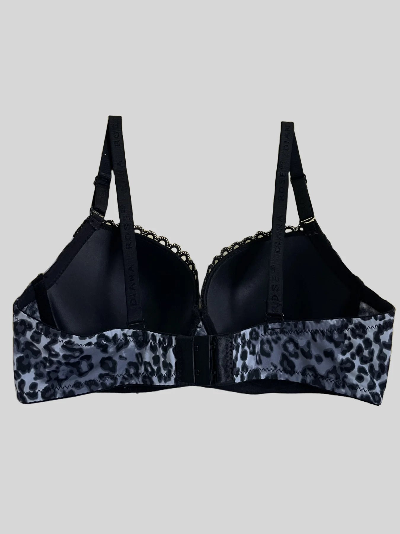 Diana Rose Leopard print Push Up Bra For Women With steel ring B Cup Bra Lady's Underwear High Quality