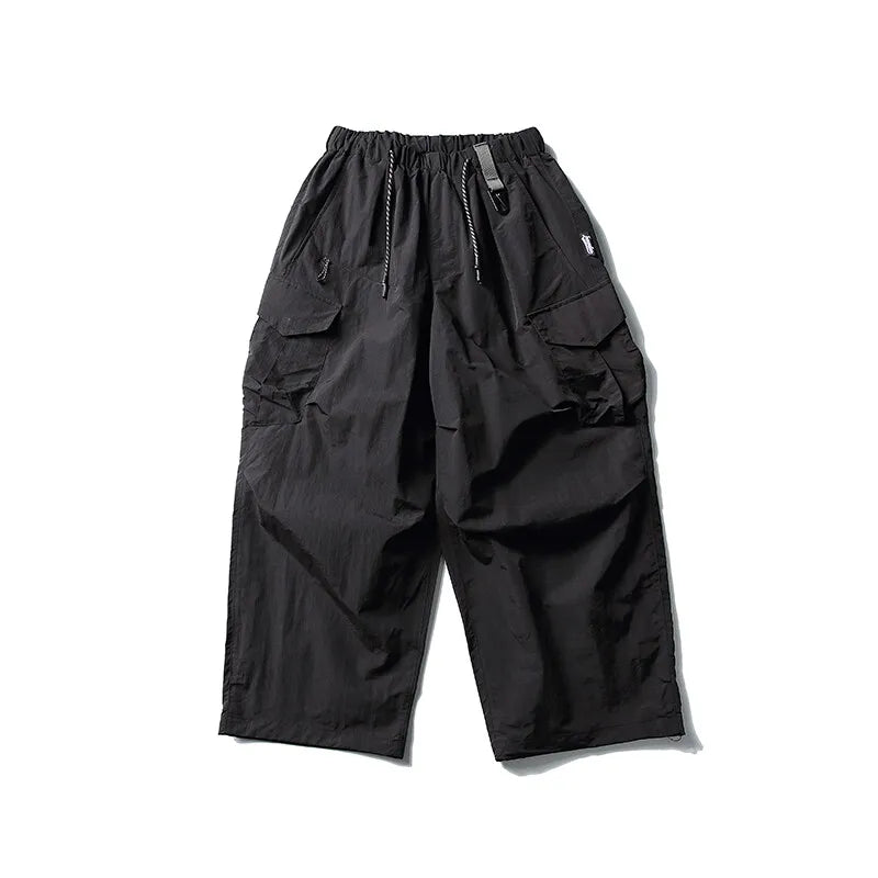 Ultra Loose Lightweight Outdoor Functional Pants Men Women Waterproof Quick Dry Techwear Wide Leg Cargo Pant Track Trouser
