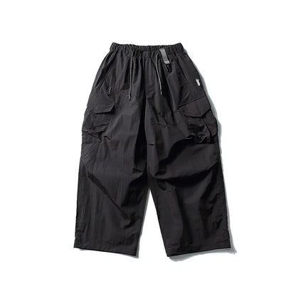 Ultra Loose Lightweight Outdoor Functional Pants Men Women Waterproof Quick Dry Techwear Wide Leg Cargo Pant Track Trouser