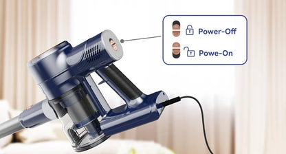 INSE I8 Corded Vacuum Cleaner Free-Stand Stick Vacuum 25KPa 600W Powerful 6 in1 Lightweight Handheld Cleaner for Carpet Pet Hair