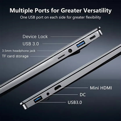 15.6" Laptop Computer Windows 11 Core i9-10980HK PC Gamer 16GB RAM Fingerprint Unlock Notebook Laptops Backlight Study Computer