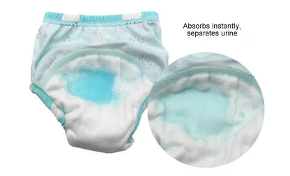Baby Reusable Potty Training Pants Toddler Cotton Ecological Cloth Diaper Panties Waterproof Washable Nappies Boy Girl Underwear