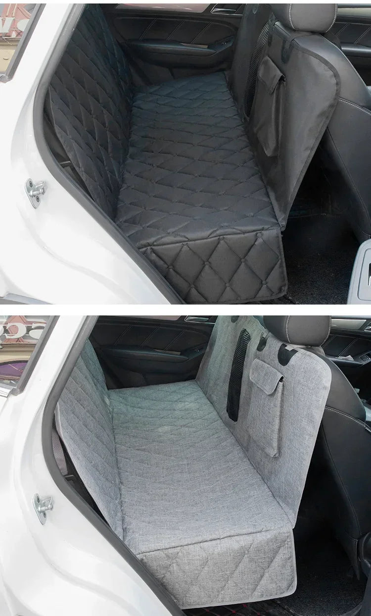 Universal Dog Car Seat Cover Waterproof Pet Car Seat Back Row Dog Pad Hammock Vehicle Rear Cover Cushion for Dogs Safety Pad
