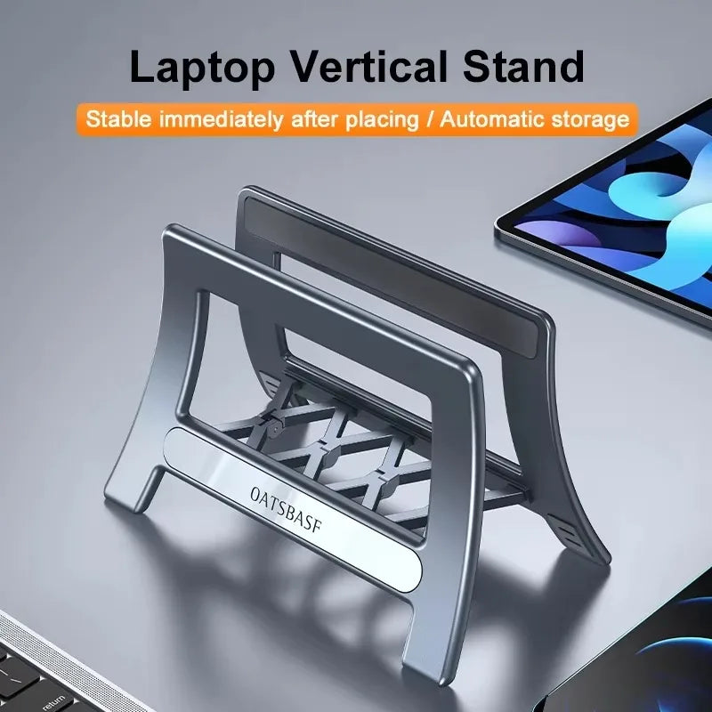 Eary Vertical Laptop Stand Holder for MacBook Air Pro Surface/Tablet/HP/Dell Gravity Notebook Stand ABS Support Up to 17.3 inch