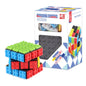 Building Blocks 3D Magic Puzzle Cube 3x3x3 DIY Fidget Toy Brick  puzzle professional smooth speed game children's toy gift