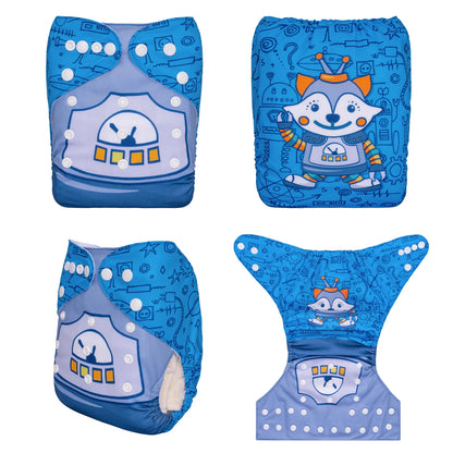 U Pick ALVABABY Digital Position Cloth Diapers Baby Reusable Modern Cloth Nappy for Baby with 1pc Microfiber Insert