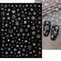 Winter Christmas Atmosphere Nail Stickers Snowman Snowflake Wapiti Self-adhesive High Quality Cute Nail Stickers Nail Art Deco