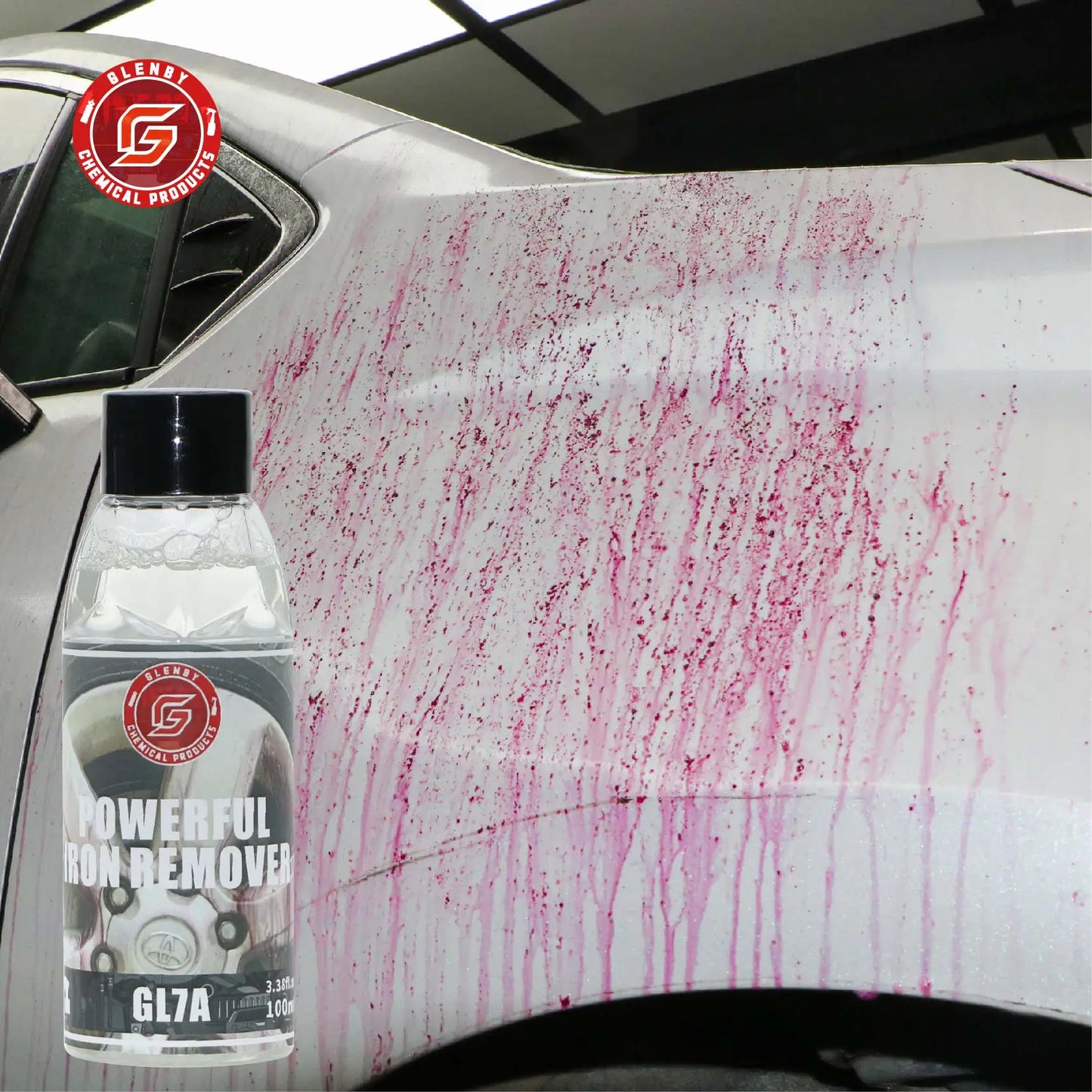 100ml Wheel Paint Iron Remover Spray Technology Professional Dust Rim Rust Cleaner Auto Detail Chemical