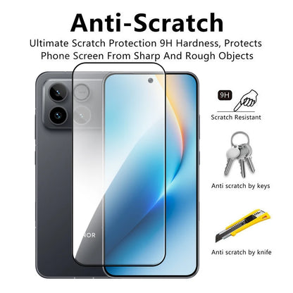 6in1 For Honor Win Glass For Honor Win RT Tempered Glass 2.5D Full Cover Glue Screen Protector For Honor Win Lens Film