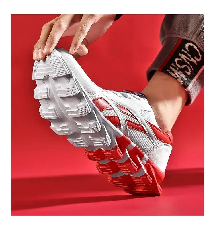 Brand Trend Size 38-48 Men's Wear-resistant Cushioning Thick-soled Fitness Sneakers Outdoor Breathable Running Shoes for Men