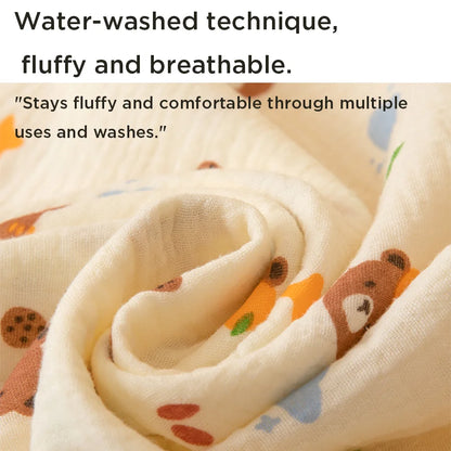 Simple Style Printed Baby Blanket Made of Gauze Material, Newborn Swaddle, Baby Swaddle Blanket, Gauze Wrap, Bedding, Baby Bath Towel, Infant Products