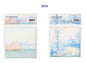 Painting Memo Pad Monet Van Gogh No-sticky Note Decal Scrapbooking DIY Notepad Diary Stationery School Supplies