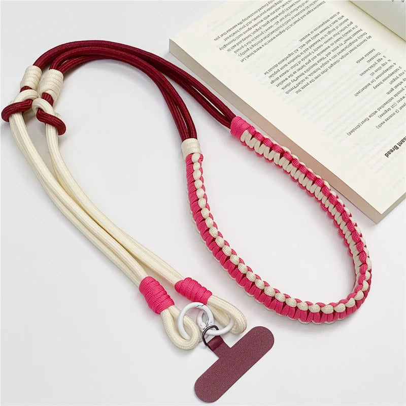 New Korean Crossbody Mobile Phone Hanging Rope Neck Lanyard Wrist Strap DYM Removable Phone Lanyard Water Cup Hanging Rope