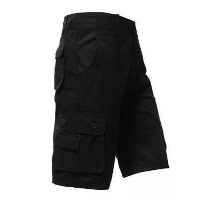 Men's Cargo Shorts Big Size Sports Knee Shorts Classic Short Pants Streetwear Hip Hop Straight Loose Pants
