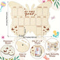 Wooden Baby’s First Year Picture Frame My First Year Butterfly Photo Frame 12 Month Milestone Board Baby Keepsake Frame