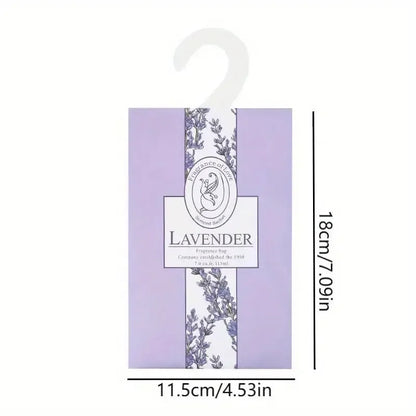 5pcs Smell Incense Hanging Decor Wardrobe Sachet Closet Car Hanging Fragrance Sachet Aromatherapy Perfume Air Freshener Scent