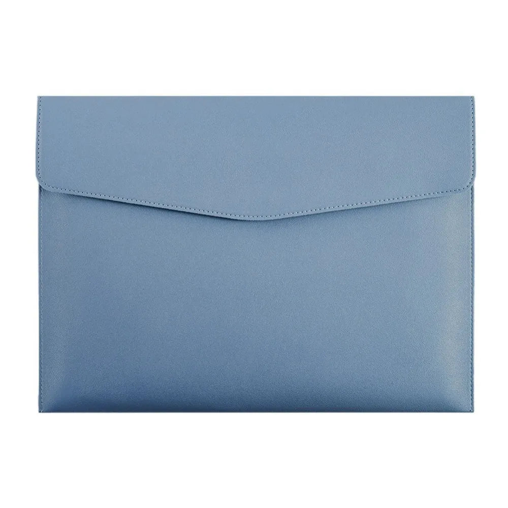 Stationery Dustproof Leather Leather Document Pouch Large Capacity A4 Leather File Folder File Bag for Men
