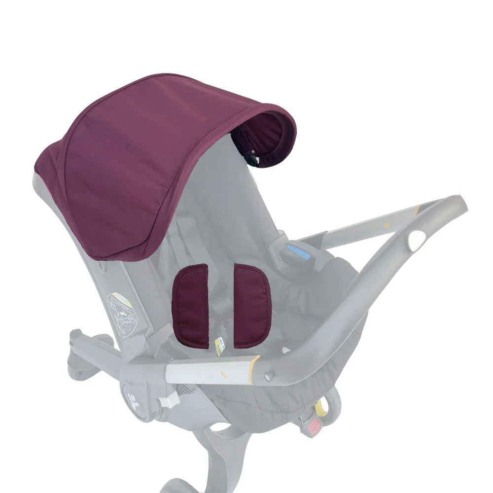 COLU KID® Stroller Accessories Seat Cushion Changing Kit Clothes Canopy Cover Compatible With Doona Car Seat Stroller & FooFoo