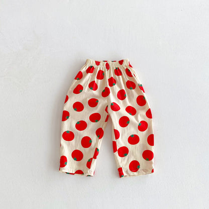 Baby Boys And Girls Summer New Style Casual Trousers Children's Clothes Loose Kids Harem Pants Popular Design Child Long Pants