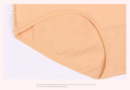 4Pcs Cotton Panties Women High Waist Underwear Body Slim Abdominal Shapers Plus Size Panties Briefs Girls Sexy Lingeries Female