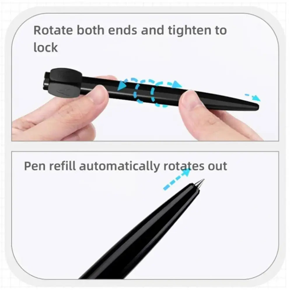 Funny ABCD Rotation Answer Gel Pen Ballpoint Silent Bearing Relieve Anxiety Novel Design Rotation Gel Pen School