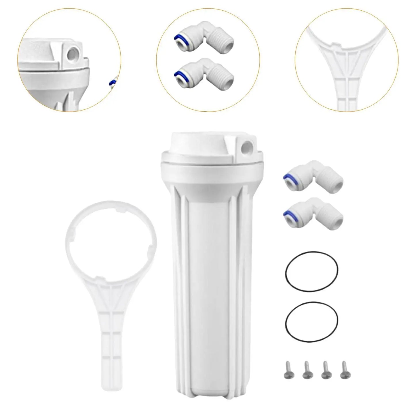 Water Filter Housing Professional Portable Replacement Accessories 10 inch