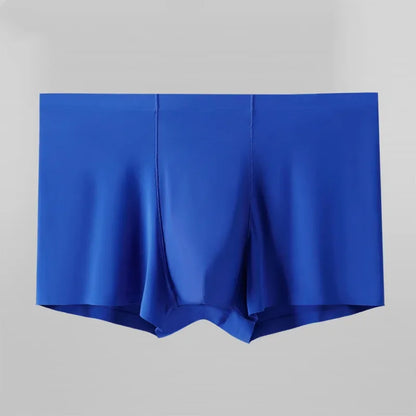 L-Xxxl Seamless Eisse Ide Boxer Men Solid Color Male Underpants Ultra Thin Sexy Underwear Summer Cool Trunk Shorts