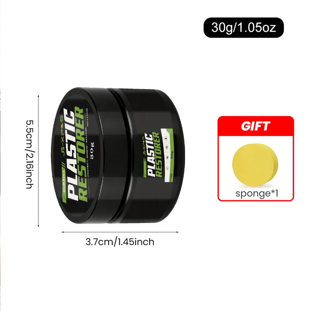 Car Plastic Restorer Paste More Gloss Car Cleaning Products Plastic Restore Auto Polish Repair Coating Renovator YT2038