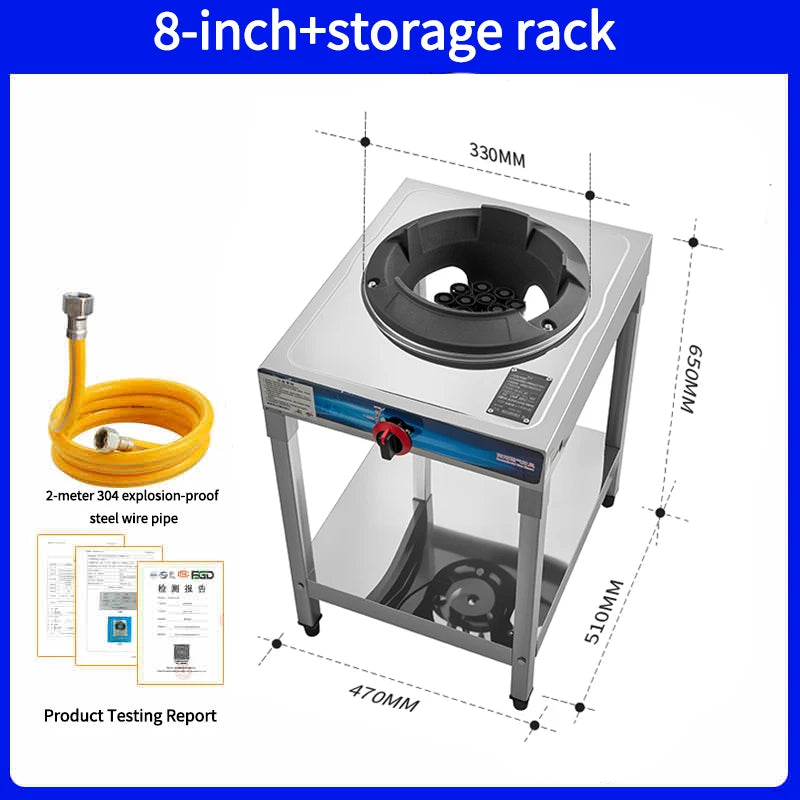 Low Pressure Fierce Fire Stove Slow Fire Intense Fire Single Stove Natural Gas Commercial Prevent Air Leakage Restaurant Hotel