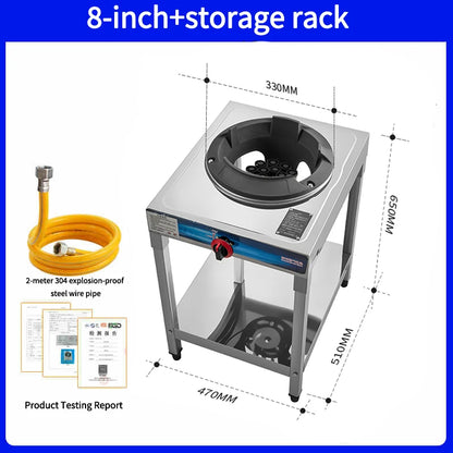 Low Pressure Fierce Fire Stove Slow Fire Intense Fire Single Stove Natural Gas Commercial Prevent Air Leakage Restaurant Hotel