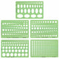 Jewelry Design Template Diamond Gemstone Drafting Ruler Kit Formwork Rulers Professional Designer Tools Supplies T-777-1 T-777-2